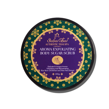 Złuszczający Cukrowy Peeling Do Ciała - Mleko Ryżowe