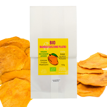 BIO MANGO SUSZONE SUPERFOODS bez cukru, płatki 100g