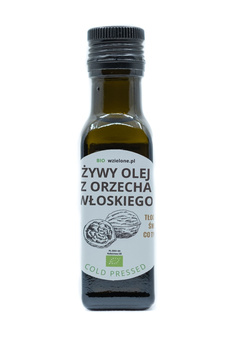 BIO ŻYWY OLEJ Z ORZECHA WŁOSKIEGO 100 ml